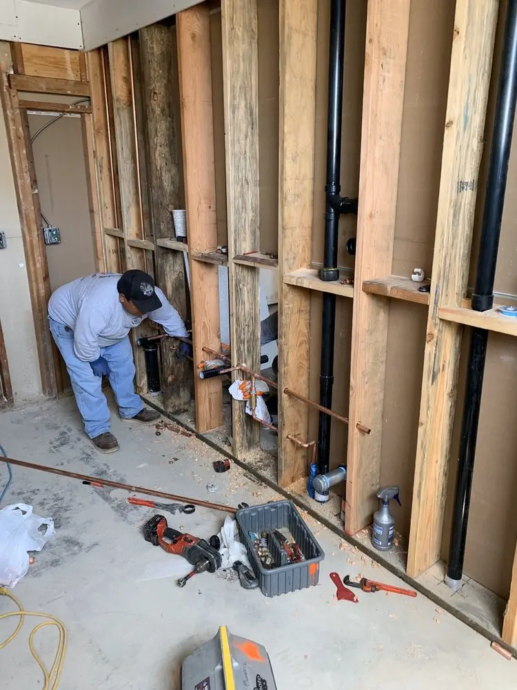 Commercial rough-in plumbing for Water Heater Replacement in Chanute